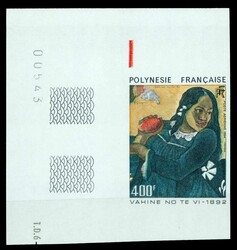 1973-1984, Gemälde, 4 ungezähnte Werte mit Mi.-Nrn. 167, 243, 375 ...