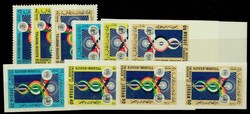 1981, ITU, Normalsatz, ungezähnte Paare sowie ungezähnter ...