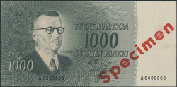 110.100: Banknoten - Finnland