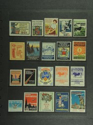 7740: Collections and Lots Poster Stamps, Vignettes