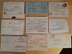 Sweden, Prephilately accumulation 1800s–1860s in small box. Incl. ...
