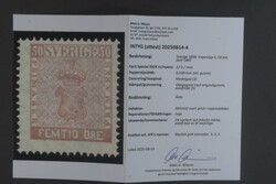 Sweden, Facit 12h or Scott 12 **, 50 öre rose. Beautiful and fresh ...