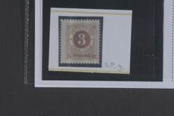 Sweden, Facit 28g or Scott 28 **, 3 öre deep orange-brown, ...