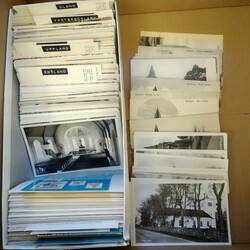 Sweden, Postcards collection old–1950s in box. Topo mixed Sweden in ...
