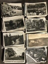 Sweden, Postcards. Approx. 700 topo old small size used/unused. ...