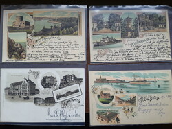 Sweden, Postcards lot GRUSS AUS. (7)