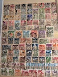 ALL WORLD, ASIA, */used accumulation 1900–1960 on leaves. Incl. ...