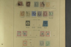 Dutch Colonies, Mostly used collection 1864–1948 on leaves. With ...