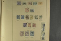 Dutch Colonies, Mostly used collection 1864–1948 on leaves. With ...