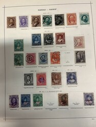 Hawaii, */used collection 1853–1899 on leaves. Some better as ...