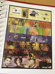 Spain, **/*/used collection 1854–2003 in box. Five Edfil albums ...