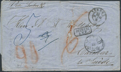 Sweden, Foreign-related covers Switzerland. Unpaid letter (worn) sent ...
