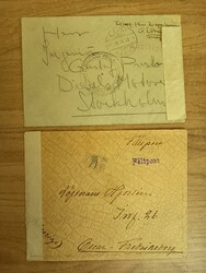 Sweden, Covers. Swedish volunteers? in Finland 1918, two field post ...