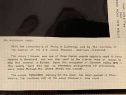 Denmark, Greenland, Facit 5 or Scott 5 or AFA 5 cover, 1938 King ...