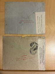 Finland, Cover lot 1916 in envelopes. Charity stamps, 2 covers. RV5x6 ...