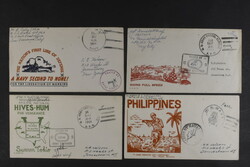 ALL WORLD, Covers. Group of nine covers from Canal Zone, Bahrain and ...