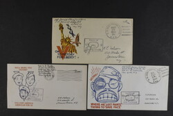 ALL WORLD, Covers. Group of nine covers from Canal Zone, Bahrain and ...