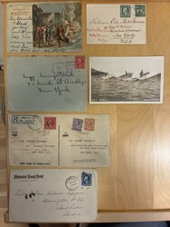 U.S.A., Cover lot ca. 1900–1930 in envelopes. 18 covers/postcards ...