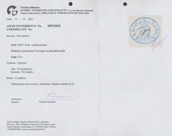 Finland, Facit 1 Ic or Scott 1 or Norma 1 Ic used, 1856 Oval stamps 5 ...