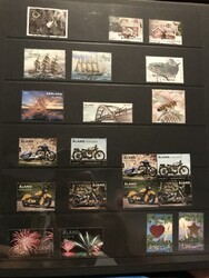 Finland, Åland, Used. Collection 1984–2021 in thick Visir binder ...