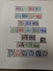 Czechoslovakia, **/*/used lot 1918–1939 on leaves. Please see a ...
