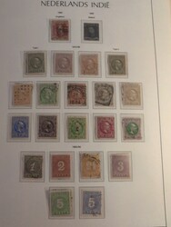 Dutch Colonies, **/*/used collection 1864–1962 in Leuchtturm album. ...