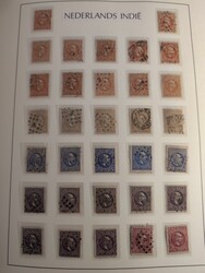Dutch Colonies, **/*/used collection 1864–1962 in Leuchtturm album. ...