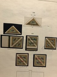 Estonia, **/*/used. Collection 1918–40 on leaves incl. e.g. ...