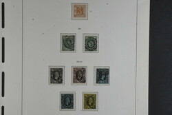 Germany, Saxony, */used collection 1850–1867 on leaves. Complete ...