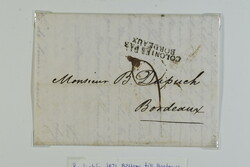 India (FR), Used collection 1821–1930s. Scarce pre stamp folded ...