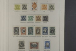 Liechtenstein, */used collection 1912–56 on Schaubek leaves. Almost ...