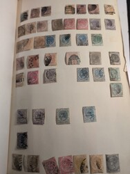 Malaysia, Mostly used collection 1867–1990s in large old album. ...