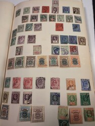 Malaysia, Mostly used collection 1867–1990s in large old album. ...