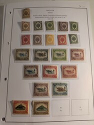 Malaysia, Kedah, **/*/used collection 1921–1986 in album. Incl ...