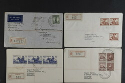 Papua New Guinea, Covers. 12 covers, virtually all registered, ...