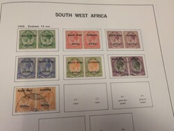 South West Africa, */used collection 1906–1989 in DAVO album. Incl. ...