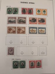South West Africa, */used collection 1906–1989 in DAVO album. Incl. ...