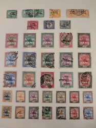 Sudan, */used collection 1897–1951 on leaves. Well filled often ...