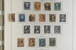 U.S.A., Used collection/accumulation 1857–1990 in two albums. ...