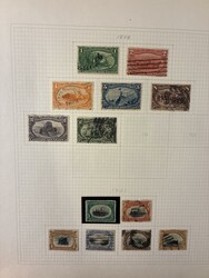 U.S.A., Mostly used collection/accumulation 1850–1990 in box. 4 ...