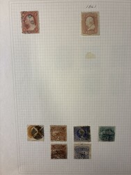 U.S.A., Mostly used collection/accumulation 1850–1990 in box. 4 ...