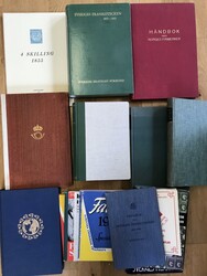 Sweden, Box with handbooks and some catalouges etc. incl. e.g. ...