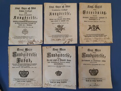 Sweden, 19 announcements about spirits, 1731–1793, all with notes ...