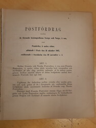 Sweden, Postal Treaty Sweden and Norway–France with associated ...