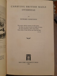 Britain, Robinson, H., 'Carrying British Mails Overseas', 1964, blue ...