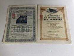 Sweden, 78 stock certificates from Sweden, around 1900–1930s in ...