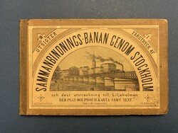 Sweden, 'SAMMANBINDNINGS-BANAN GENOM STOCKHOLM', Stockholm 1870. 