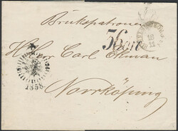 Sweden, Postage due mail Postage due mark 36 öre in red-black colour ...