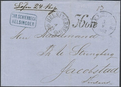 Sweden, Postage due mail Postage due mark 36 öre on cover with the ...