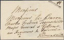 Sweden, A-county. STOCKHOLM, ribbon postmarks Type 1 on cover dated ...